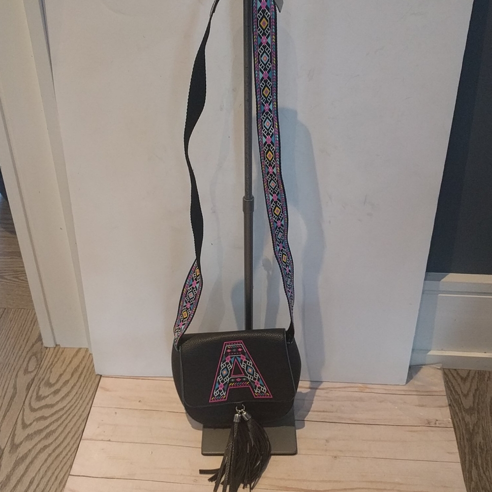 Small shoulder faux leather bag by justice 🌸